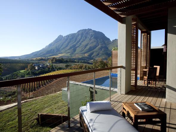 Delaire Graff Estate - Balcony 